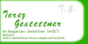 terez gestettner business card